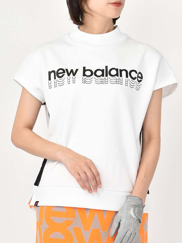 ニューバランスゴルフ ダンボールニットモックネックカットソー 012