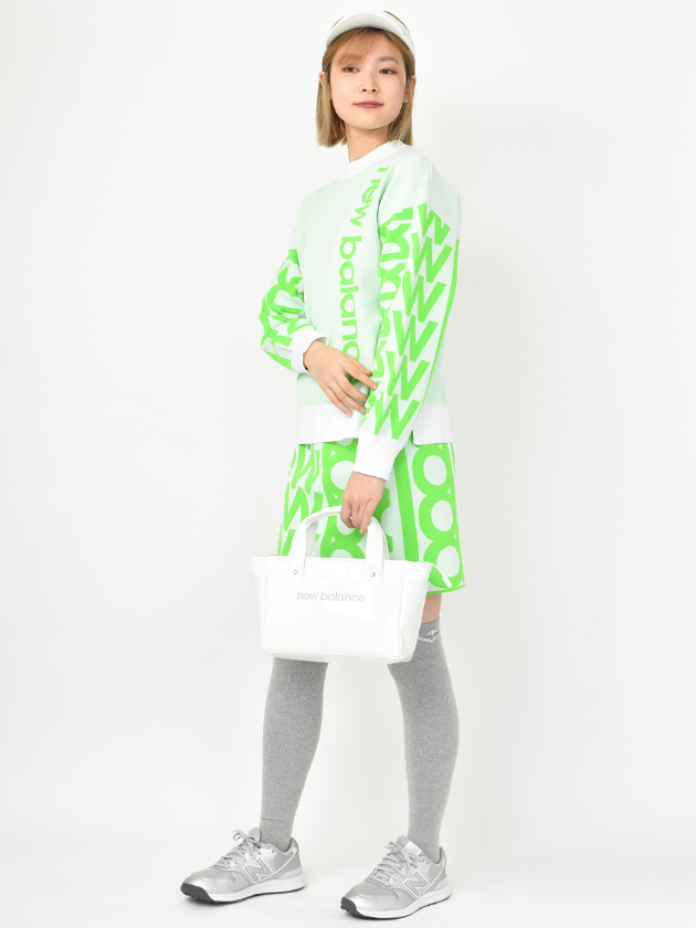 ニューバランスゴルフ ロゴジャカードモックネックニット 012-3170501