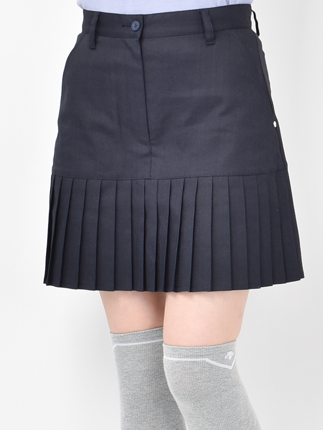 ブリーフィングゴルフ ラミープリーツスカート BRG231W54（ネイビー