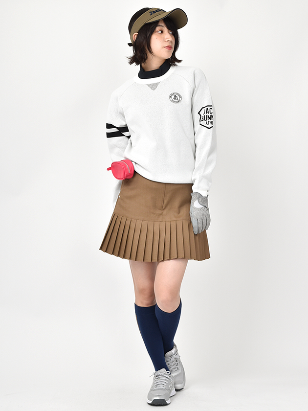 ブリーフィングゴルフ ラミープリーツスカート BRG231W54（ネイビー