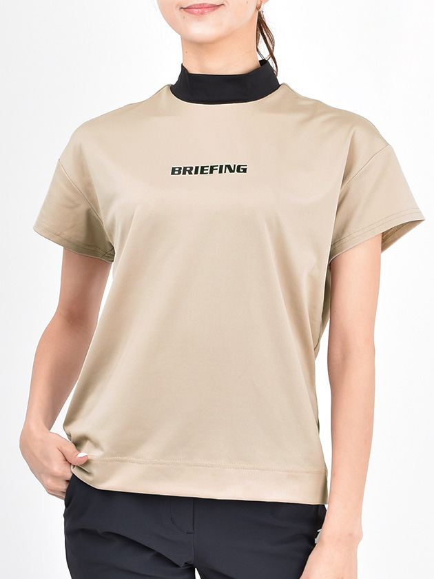 ブリーフィングゴルフ別注 配色モックネックカットソー BGW241W06