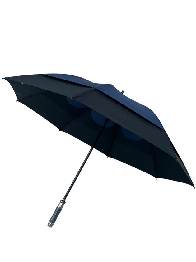 ルコックゴルフ 風に強い傘 晴雨兼用アンブレラ QQBXJX06（ネイビー