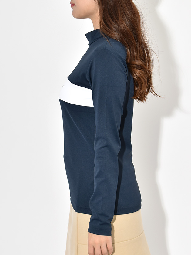 トミー ヒルフィガー ゴルフ モックネック長袖シャツ THLA461