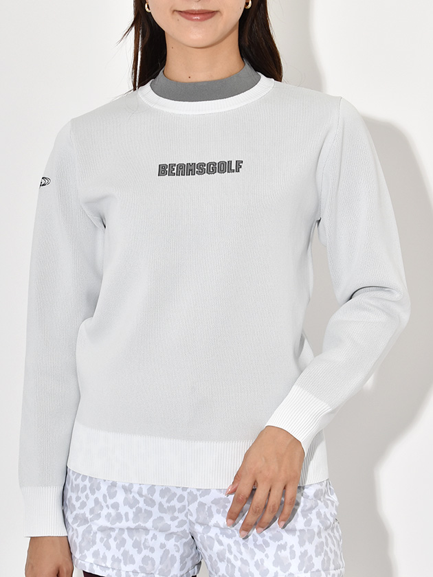 ビームスゴルフ レイヤー風ニットプルオーバー 83-15-0032-647