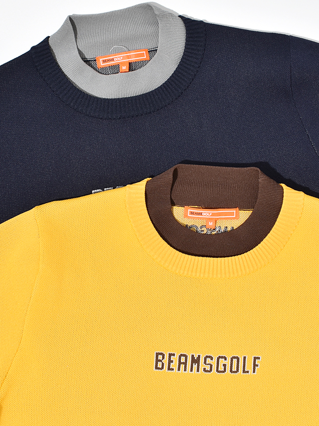 ビームスゴルフ レイヤー風ニットプルオーバー 83-15-0032-647