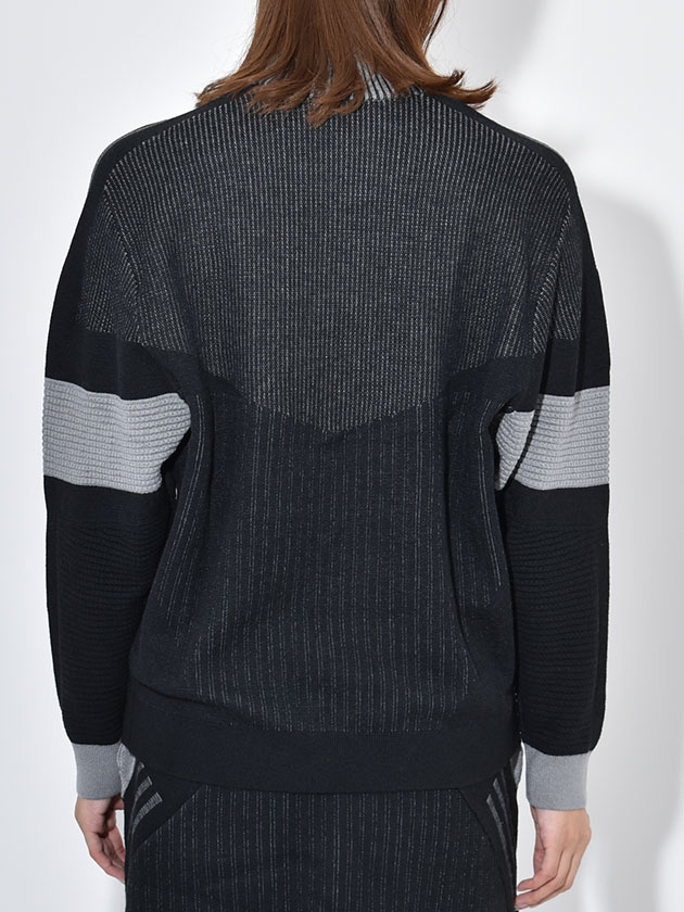 アディダスゴルフ アーカイブグラフィック モックネック 長袖セーター