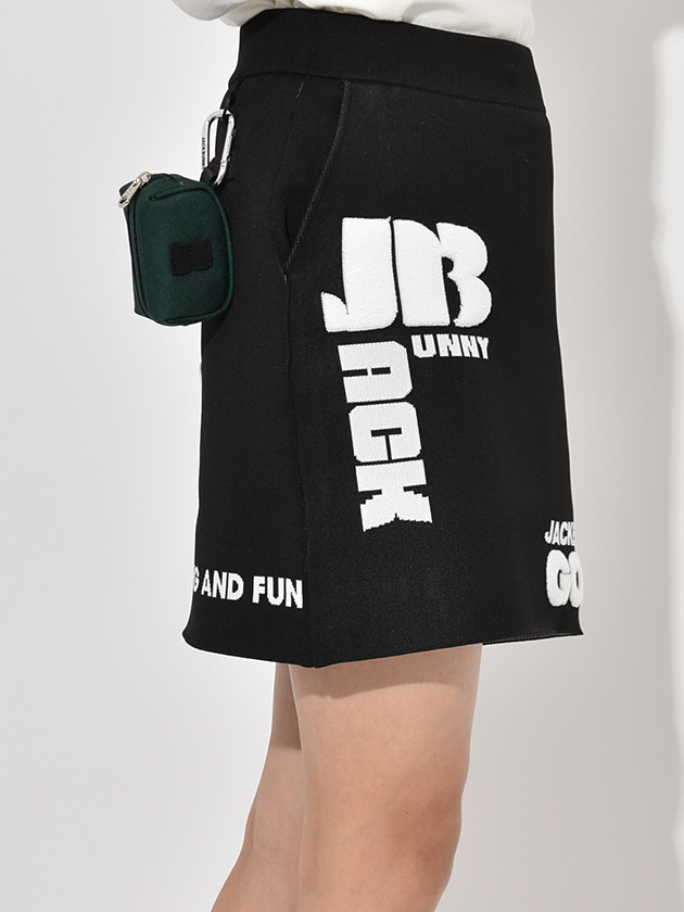 ジャックバニー パイルロゴジャガードニットスカート 263-4234936