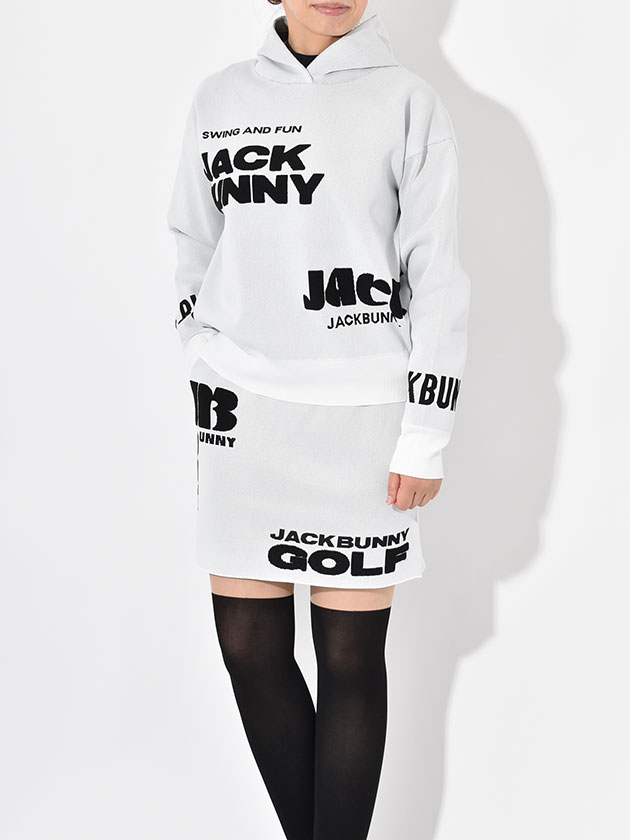 ジャックバニー パイルロゴジャガードニットスカート 263-4234936