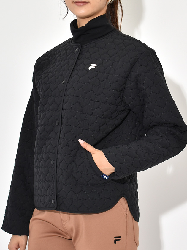 フィラゴルフ 中綿カーディガン 794261（ブラック） | レディース