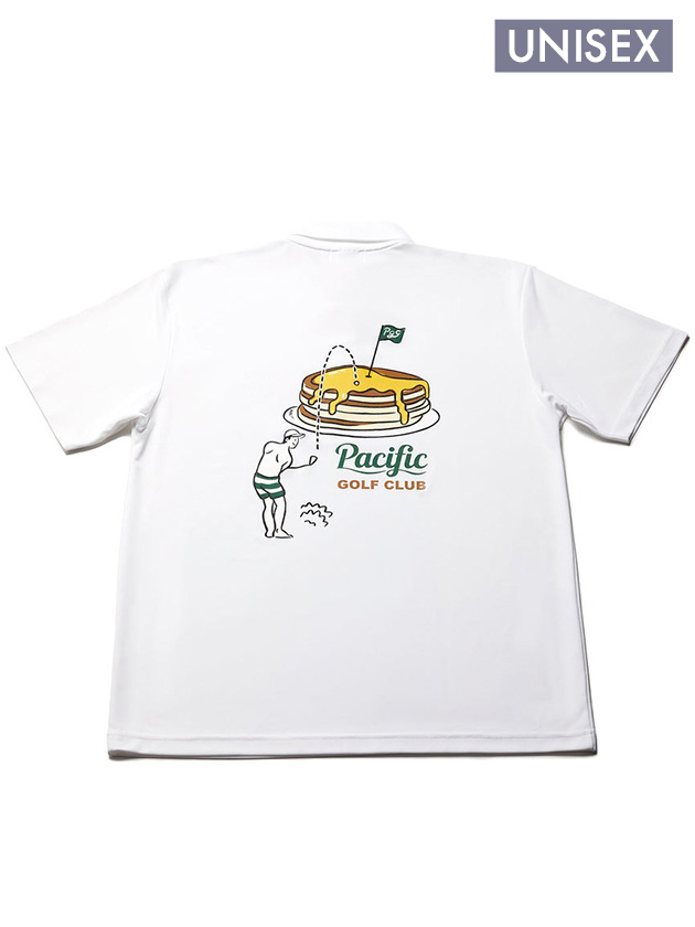 パシフィックゴルフクラブ 【ユニセックス】パンケーキポロシャツ