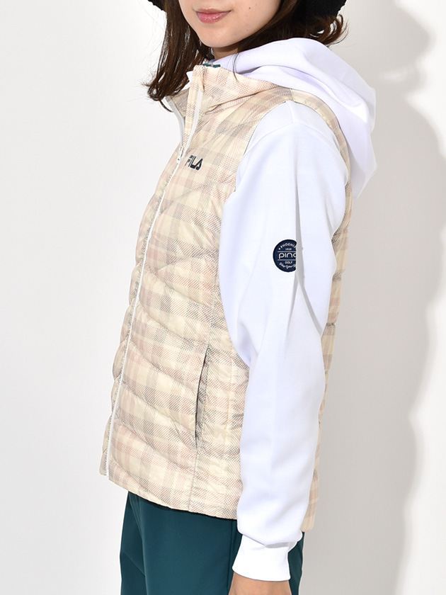 フィラゴルフ ハイブリッドダウンベスト 794203（オフホワイト