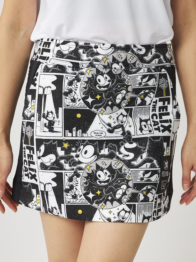 ラウドマウス FELIX THE CATコラボスカート 765360（ブラック
