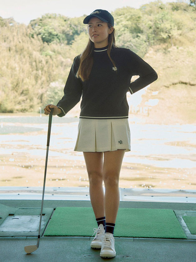 パシフィックゴルフクラブ プリーツスカート PGL251SKT548OL