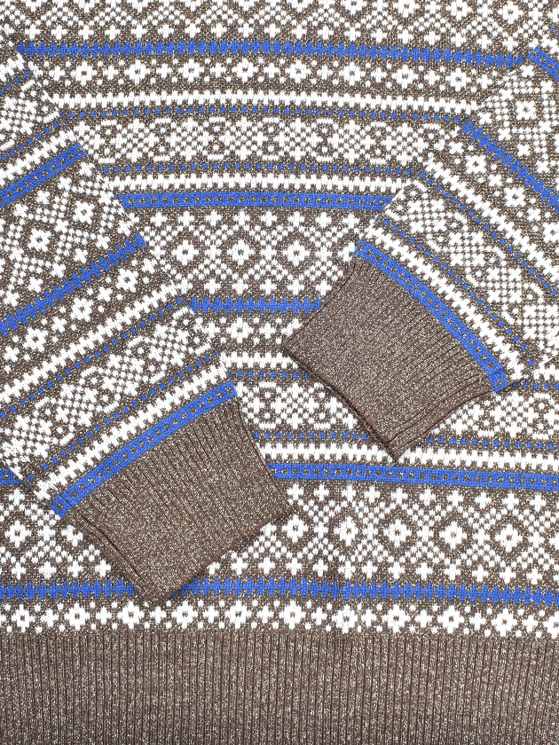 キャロウェイ ノルディック柄クルーネックニット C25218200