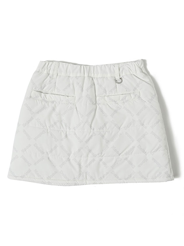 モナデルソル 25年秋冬新作 中綿スカート M0077（ホワイト