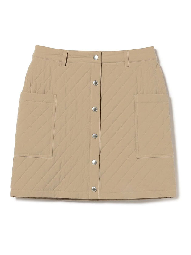 ビームスゴルフ キルティングスカート 83-27-0185-803（ホワイト