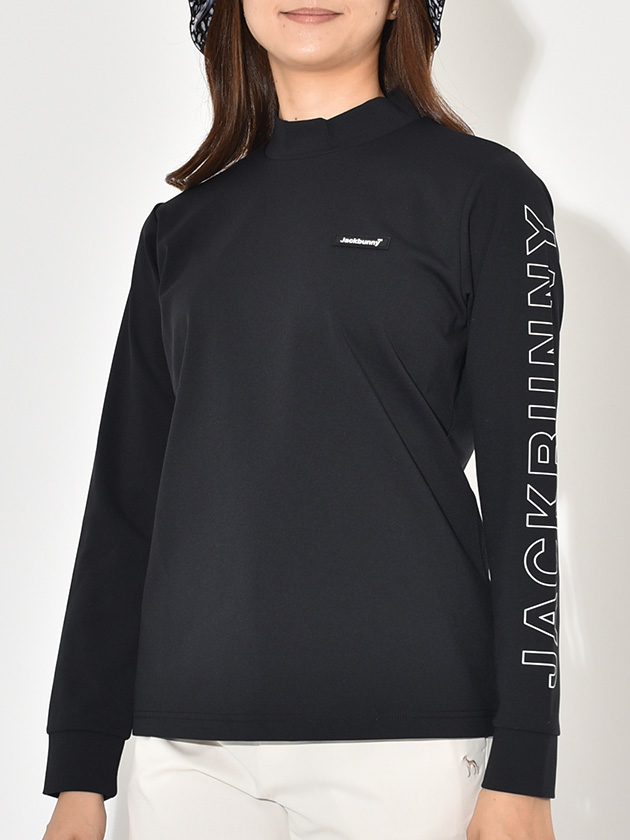 ジャックバニー ストレッチ天竺長袖カットソー 263-5266030（ブラック