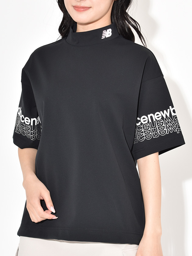 ニューバランスゴルフ 26年春夏新作 ダブルフェイス5分袖モックネック