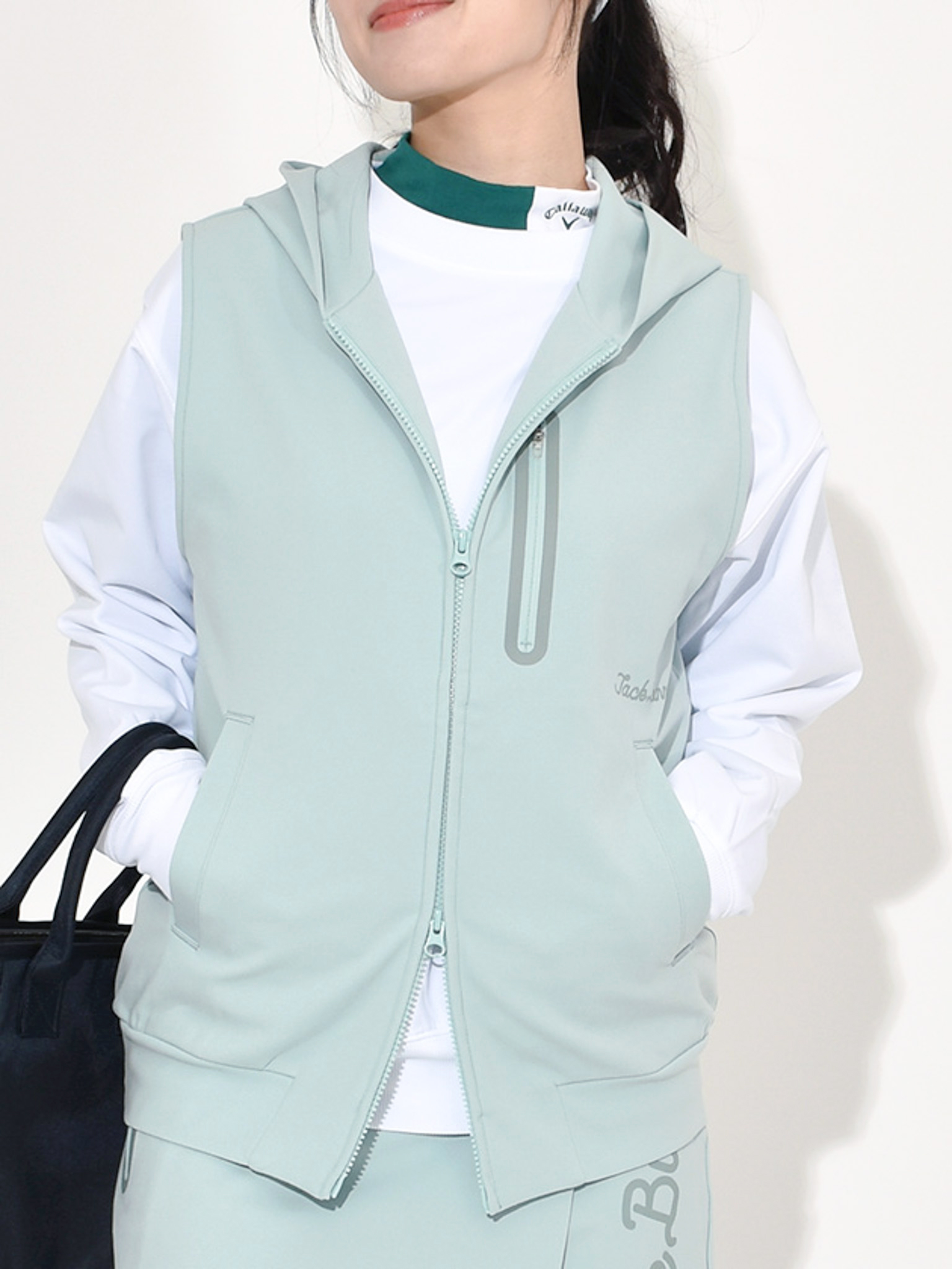 ジャックバニー 26年春夏新作 PEダンボールフーディジップベスト 263