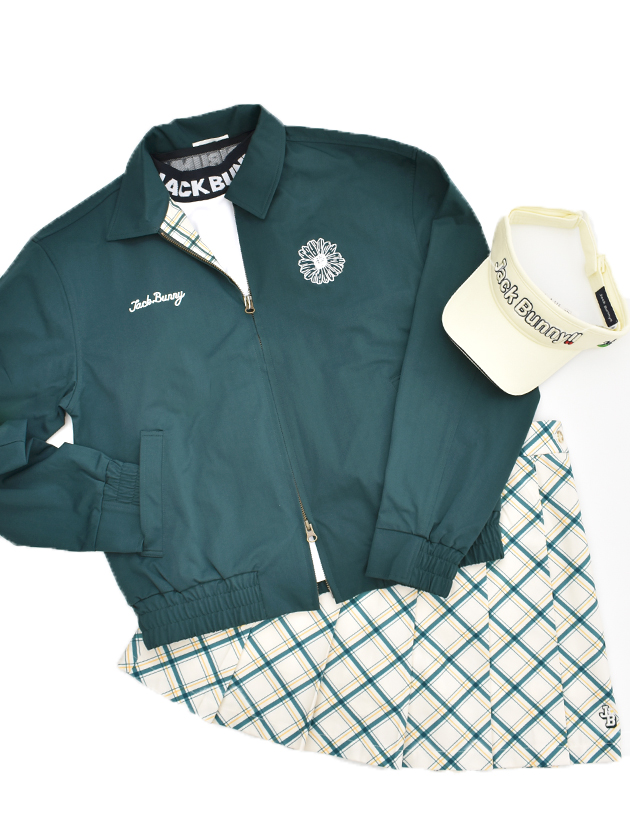 ジャックバニー 26年春夏新作 バイアスチェックプリーツスカート 263