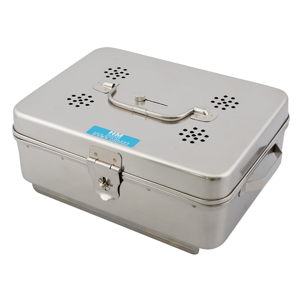 卓上オートクレーブ用角カスト（フタ・底 開閉式） 松本製器 【AXEL