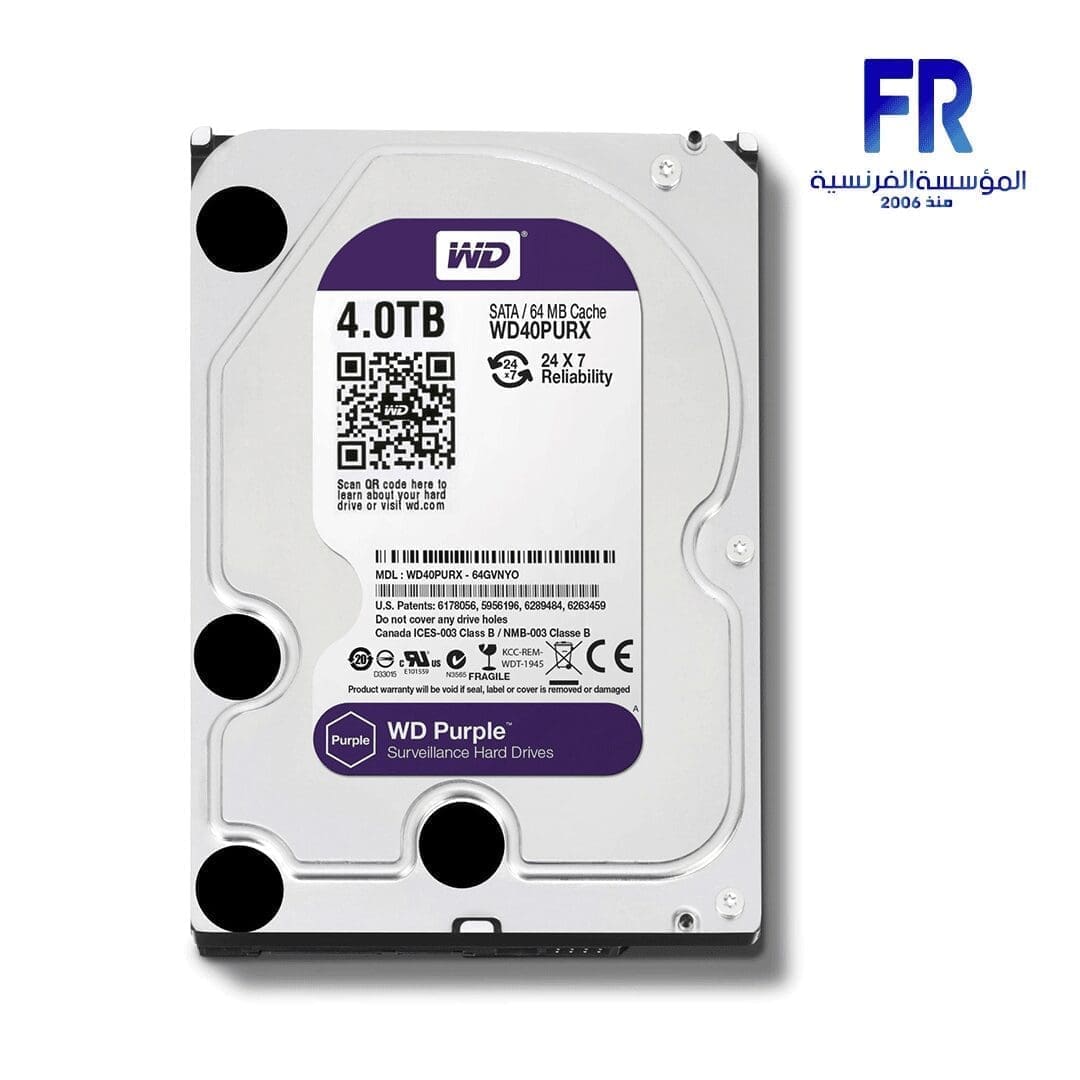 Wd Purple 4Tb WD43PURZ Surveillance Hard Drive | Alfrensia – Best