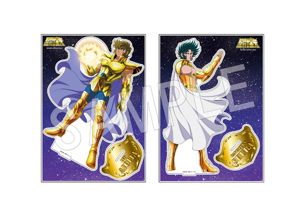 聖闘士星矢」アイオリア＆シュラの新規描き下ろしグッズ、ジャンプ