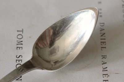 アンティークシルバースプーン フィドル型 ティースプーン フランス