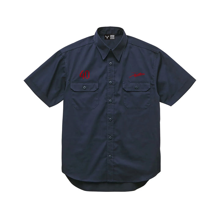 刺繍するアントラーズワークシャツ（ロゴ・ナンバー）【予約】 – 鹿島