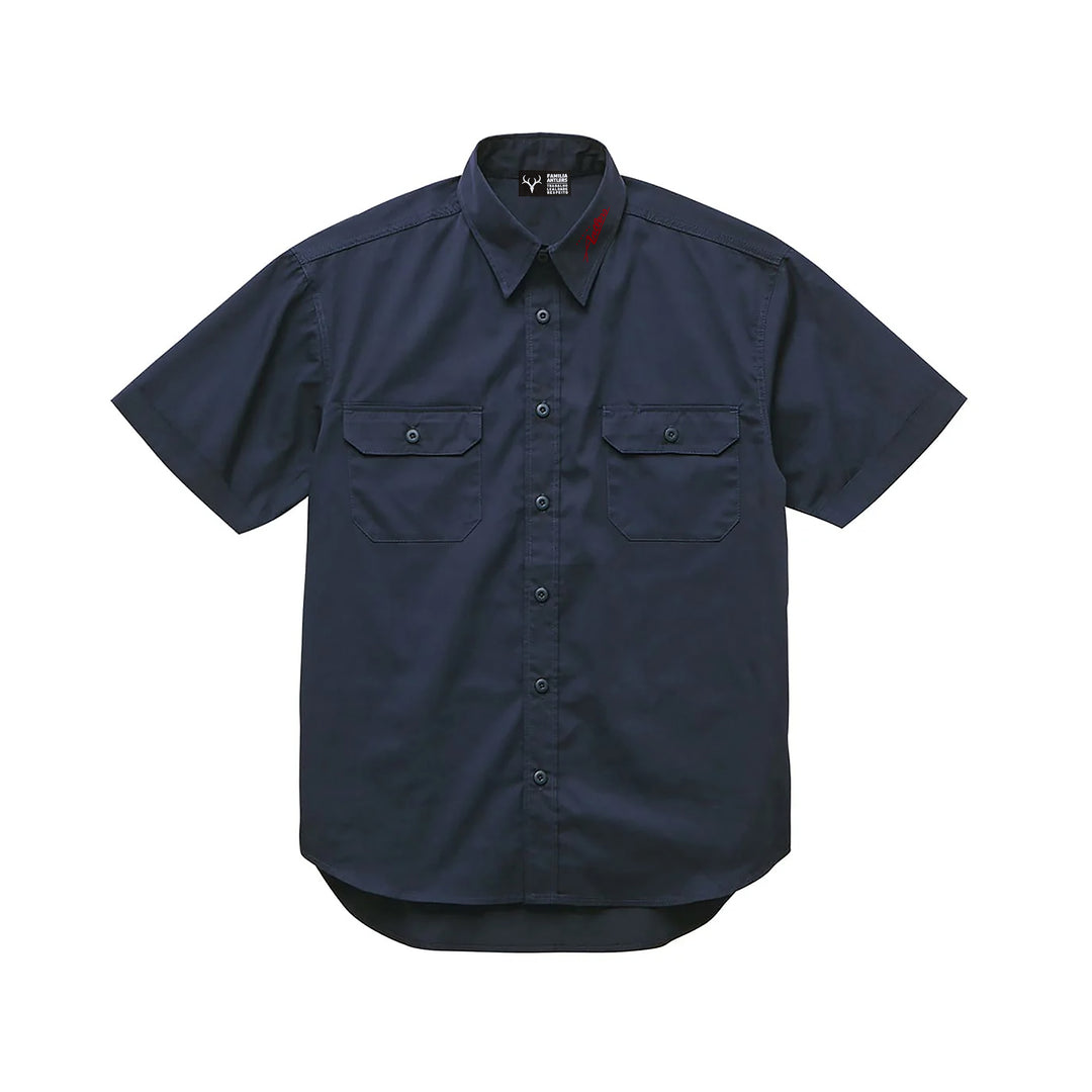 刺繍するアントラーズワークシャツ（ロゴ）【予約】 – 鹿島