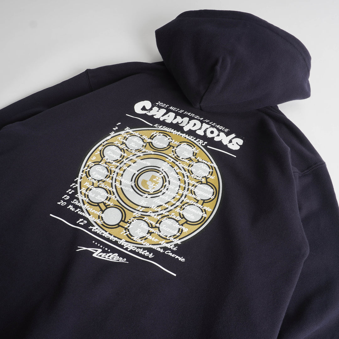 25J1リーグ優勝記念フーディー（全3色）【予約】 – 鹿島アントラーズ