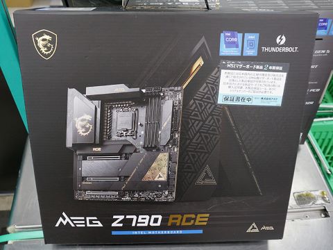 Thunderbolt 4搭載のMSIマザー「MEG Z790 ACE」が入荷、価格は約12万円