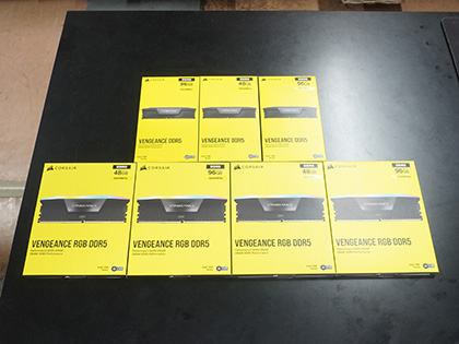 1枚で24GBや48GBのDDR5メモリがCORSAIRから、Intel 700/600系マザーで
