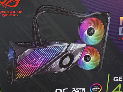 簡易水冷搭載のGeForce RTX 4090がASUSから、価格は約35万円 - AKIBA