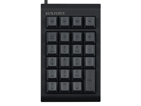東プレのテンキーパッド「REALFORCE RT1」が登場、全キー