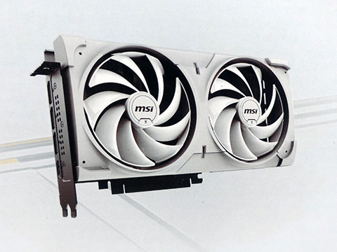 MSI「GeForce RTX 5070 12G VENTUS 2X OC WHITE」が発売、白色デュアル