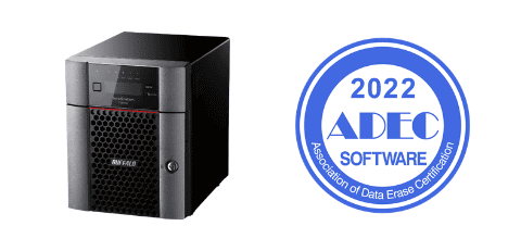 バッファロー、法人向けNAS「テラステーション」にADEC認証のデータ