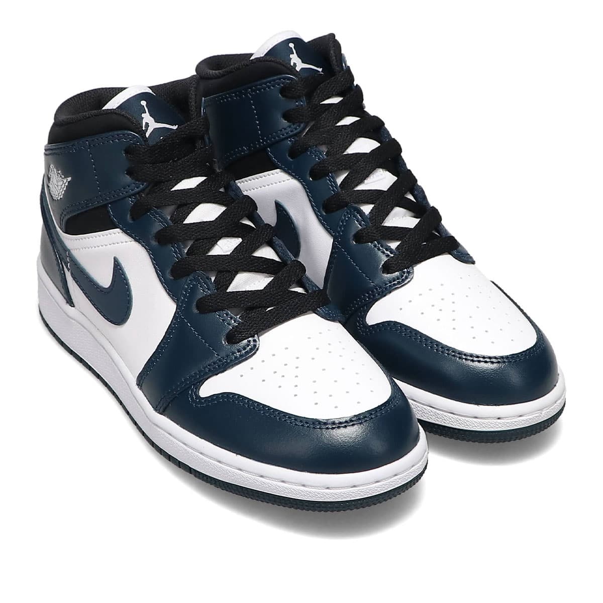 JORDAN BRAND AIR JORDAN 1 MID (GS) ARMORY NAVY/WHITE-BLACK