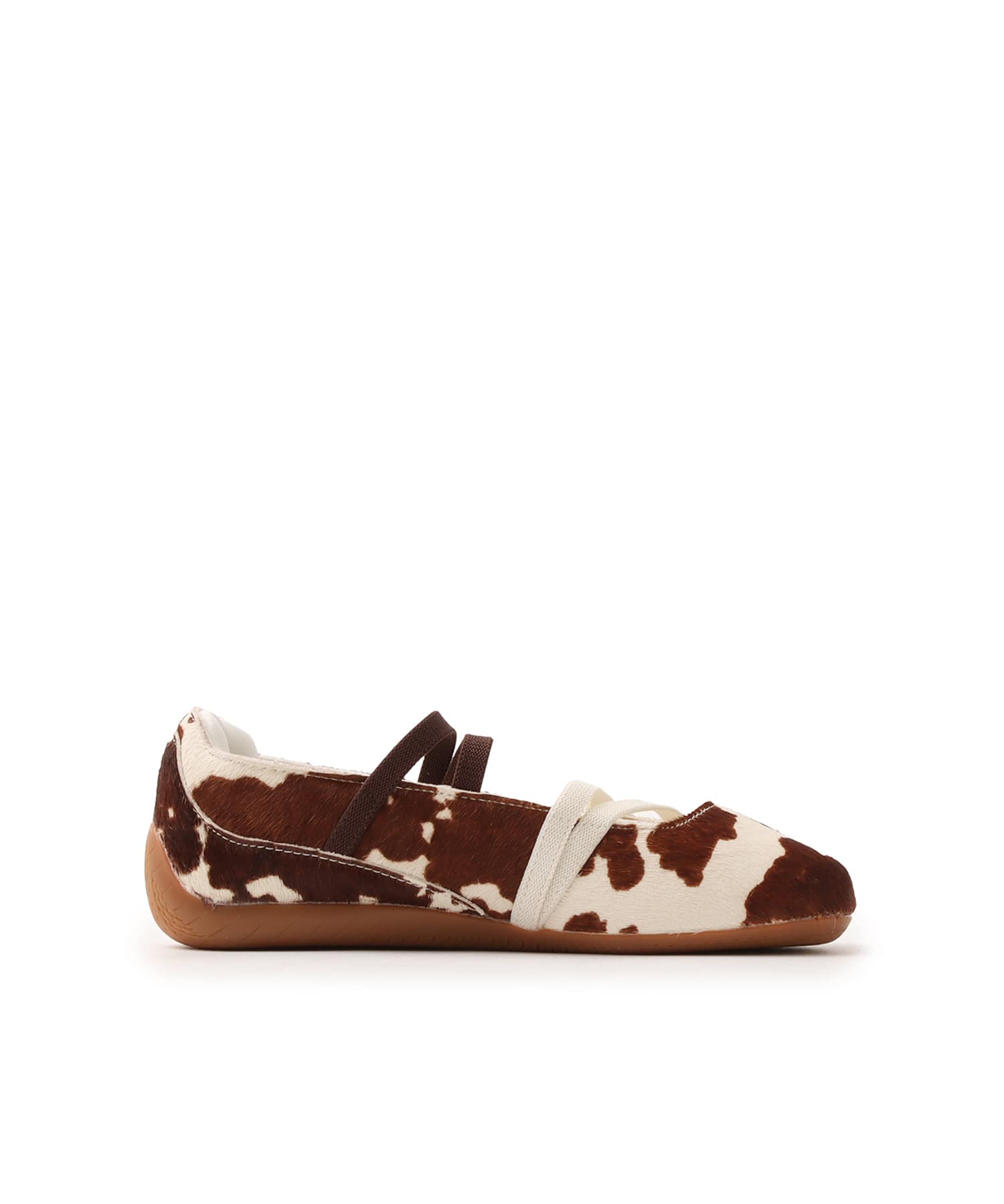 PUMA SPEEDCAT BALLET COW WNS CHOCOLATE BROWN-WARM WHITE（プーマ