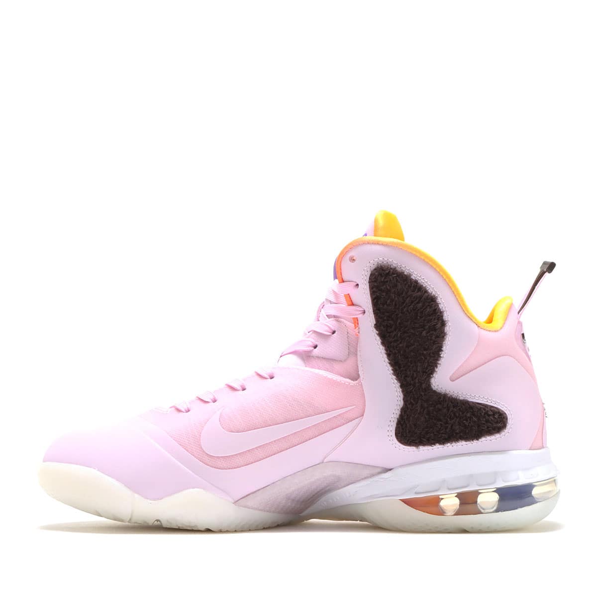 NIKE LEBRON IX REGAL PINK/MULTI-COLOR-VELVET BROWN（ナイキ