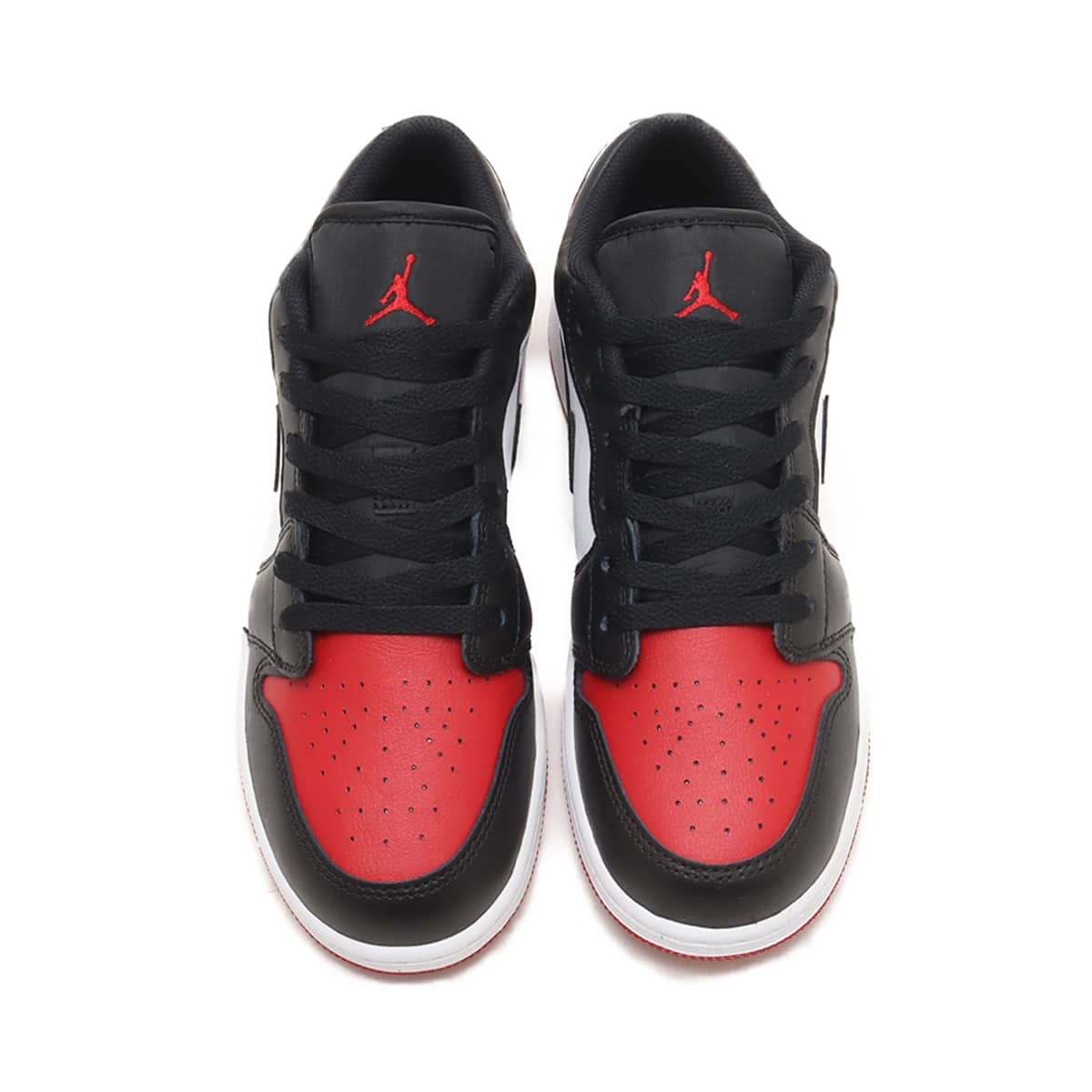 JORDAN BRAND AIR JORDAN 1 LOW GS (WHITE/BLACK-VARSITY RED-WHITE