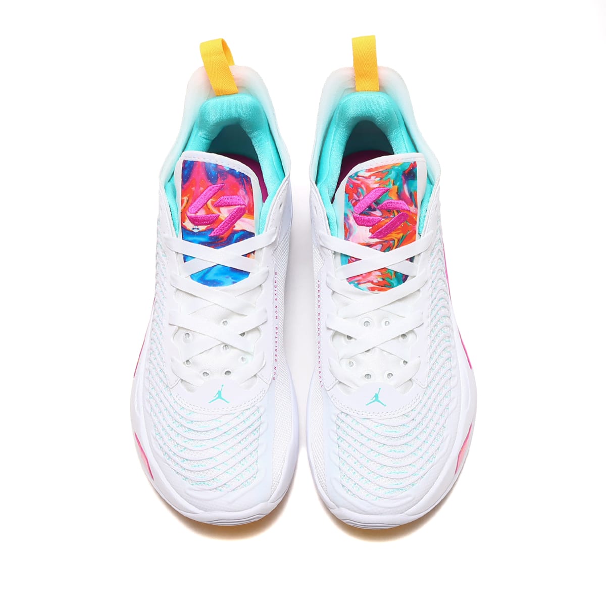 JORDAN BRAND JORDAN LUKA 1 PF WHITE/FIRE PINK-DYNAMIC TURQ 22HO-I