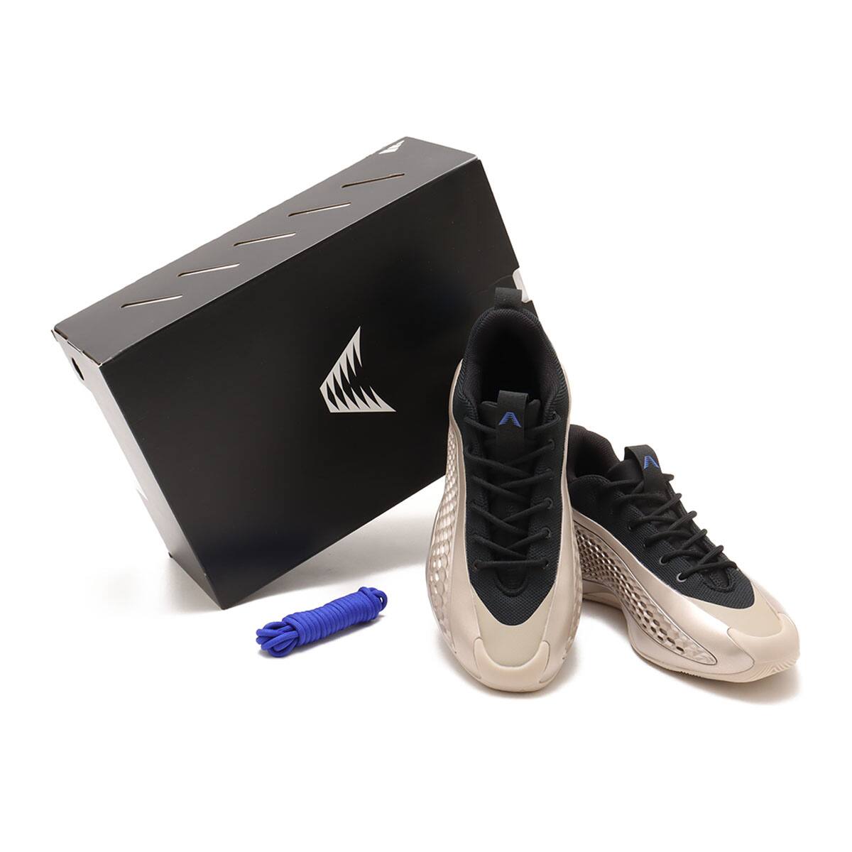 adidas ANTHONY EDWARDS 1 LOW CHAMPAGNE METALLIC/CORE BLACK/LUCID