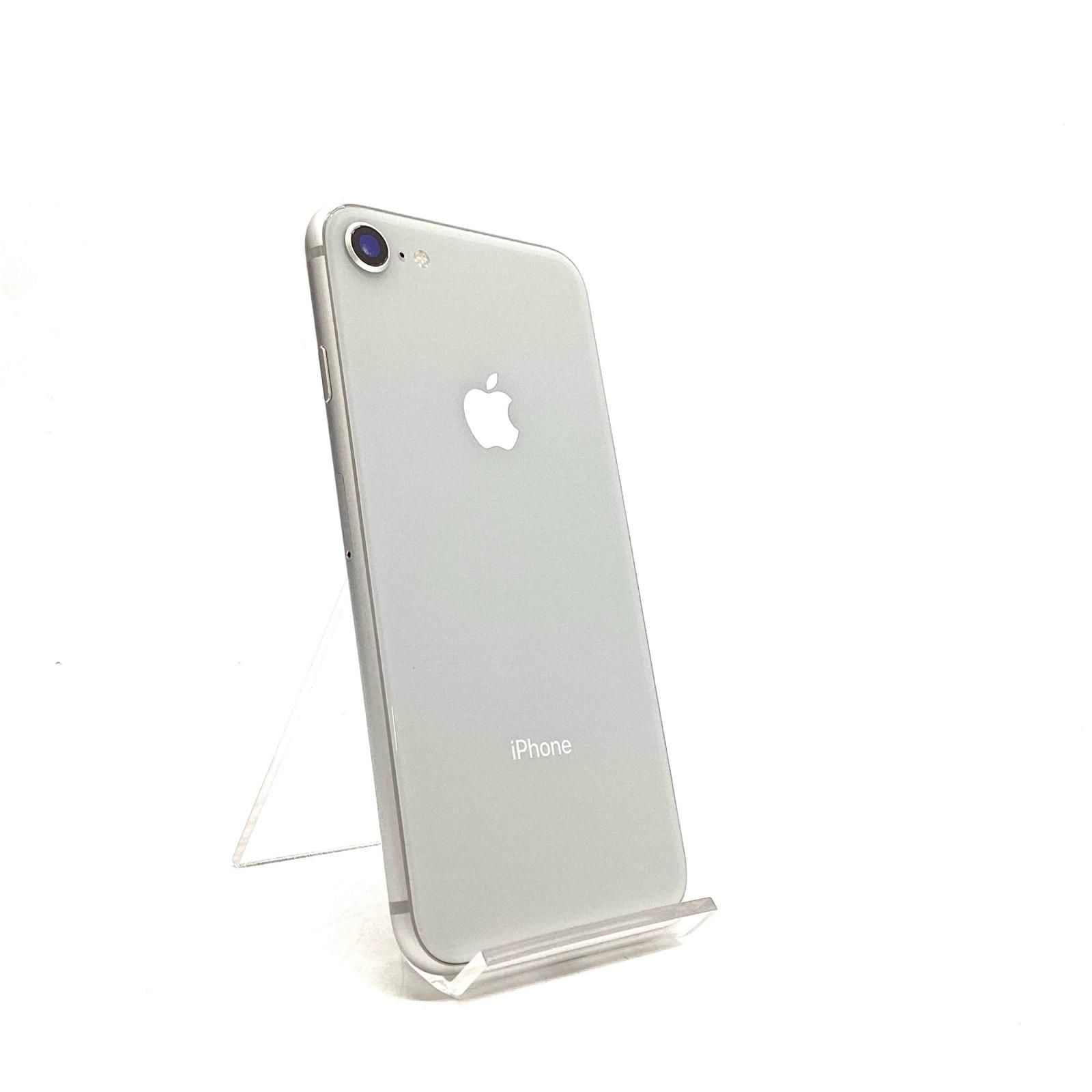 iPhone 8 128GB シルバー SIMフリー 白ロム 100%【最速発送】【難有