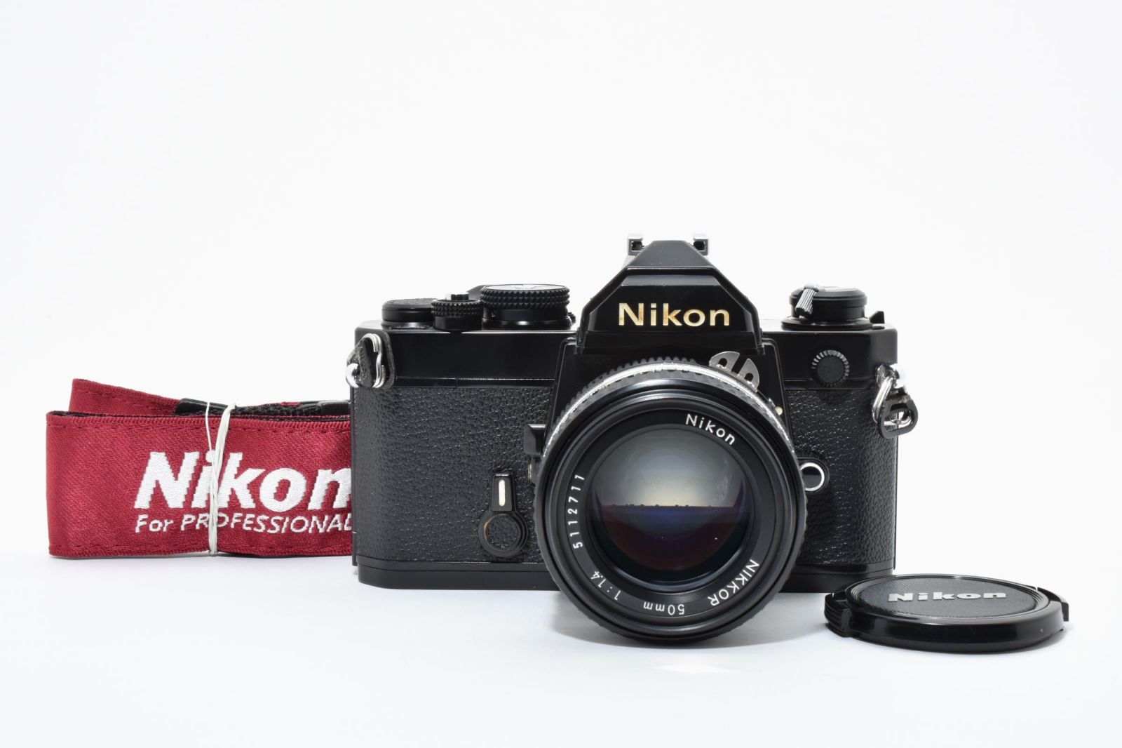 6087 【良品】 Nikon Fm Black Slr Film Camera Ai-S Nikkor 50mm F1.4