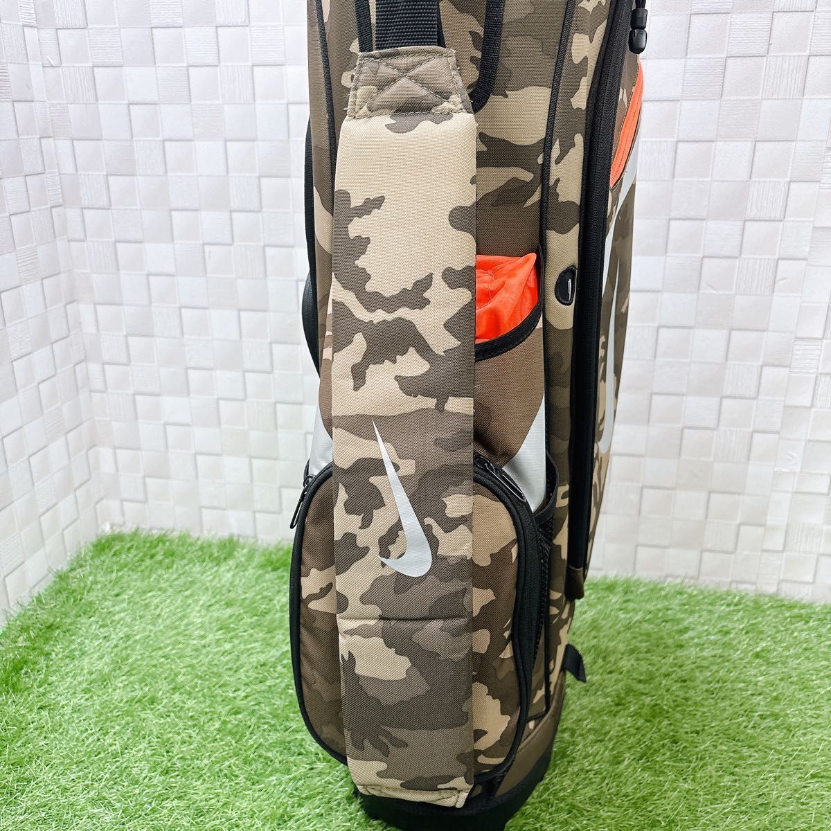 希少 迷彩 カモフラ NIKE GOLF ナイキ キャディバッグ 9型 14分割