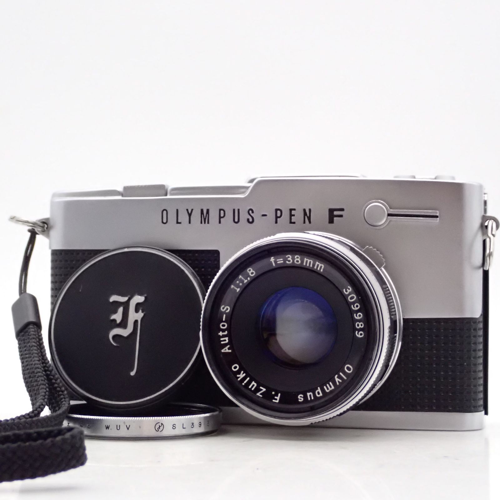 美品 OLYMPUS Pen FV 一眼レフフィルムカメラ ハーフフレイム 113667 F