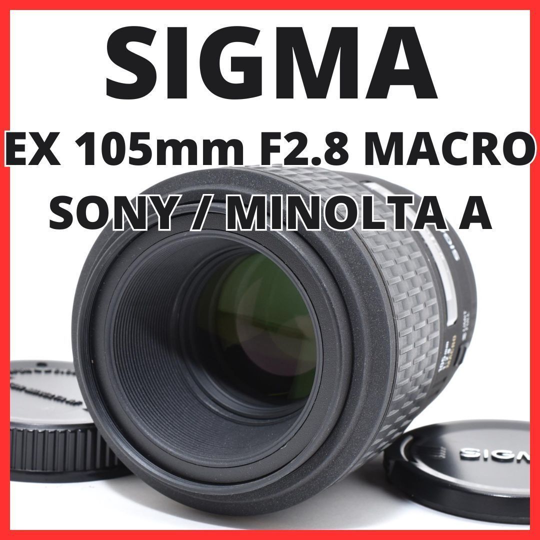A30[7269]3 シグマ SIGMA EX 105mm F2.8 MACRO ソニー / ミノルタ SONY