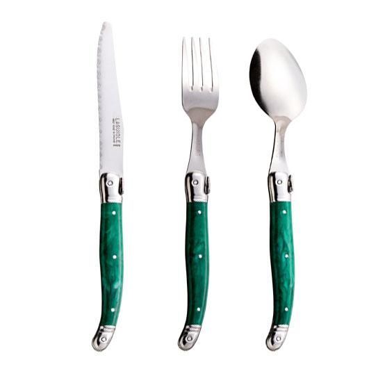 新品 ラギオール カトラリー 3点セット (ナイフ+フォーク+スプーン