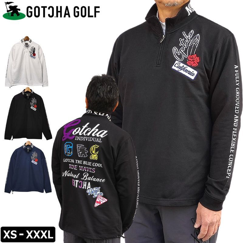 カラー・サイズ選択可】 GOTCHA GOLF ガッチャゴルフ メンズ ハーフ